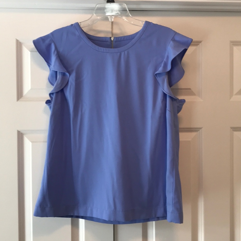 J Crew baby blue top